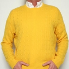 Ralph lauren pull en cachemire jaune