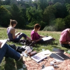 Stage d\'ete: dessin et croquis en plein air.