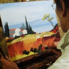 Stage : la peinture acrylique et ses mdiums 